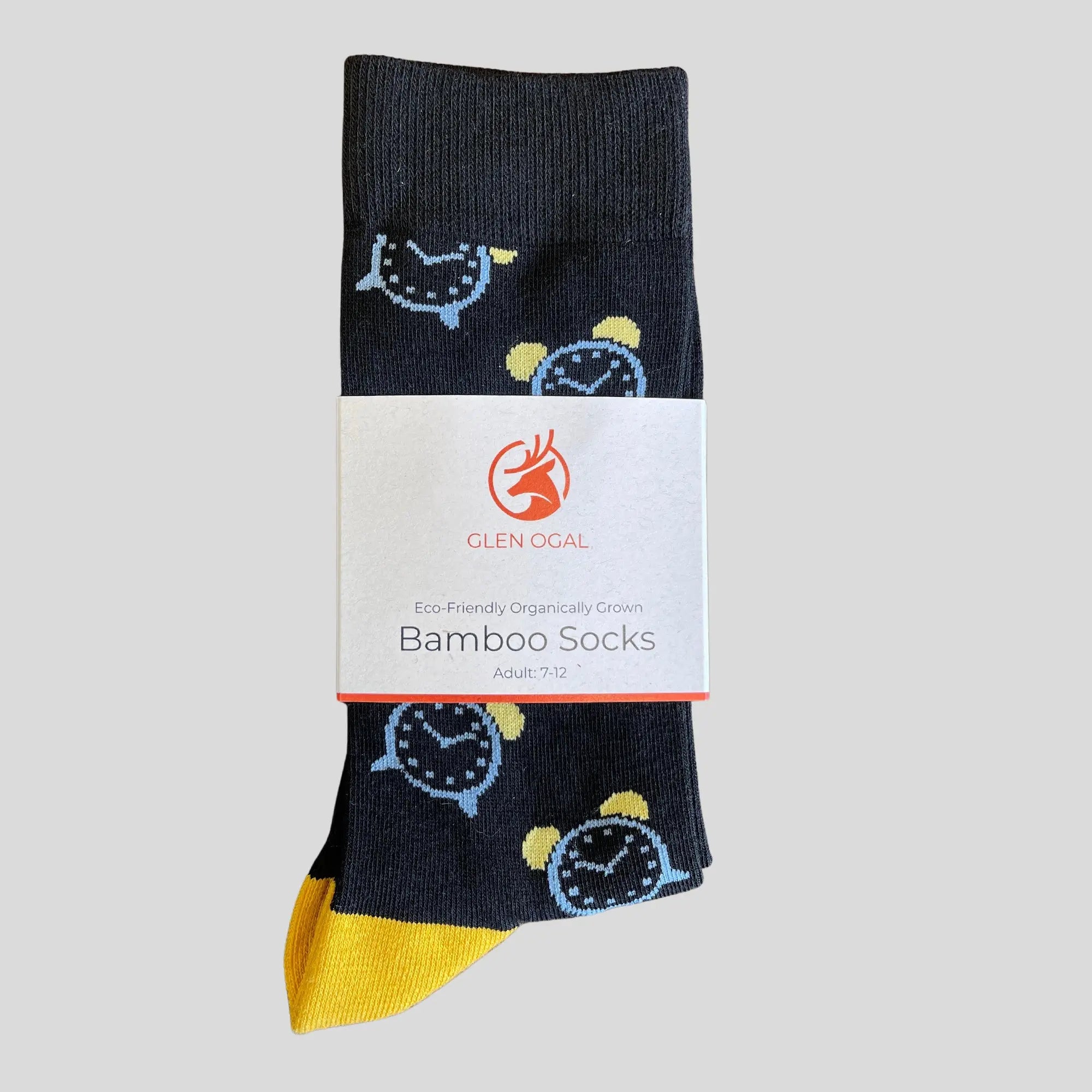 Alarm Clock Bamboo Socks Glen Ogal