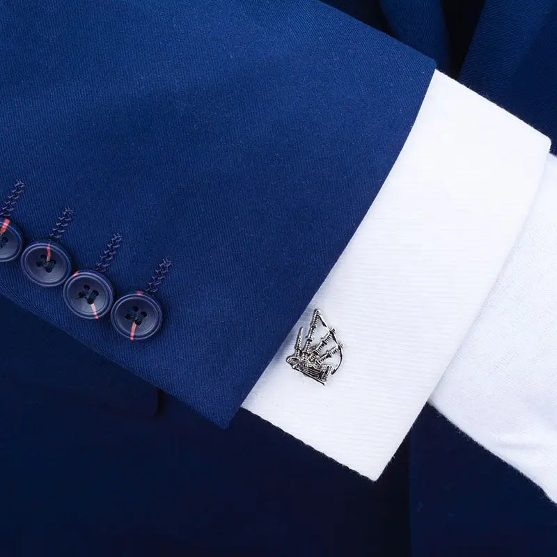 Bagpipe Cufflinks - Glen Ogal