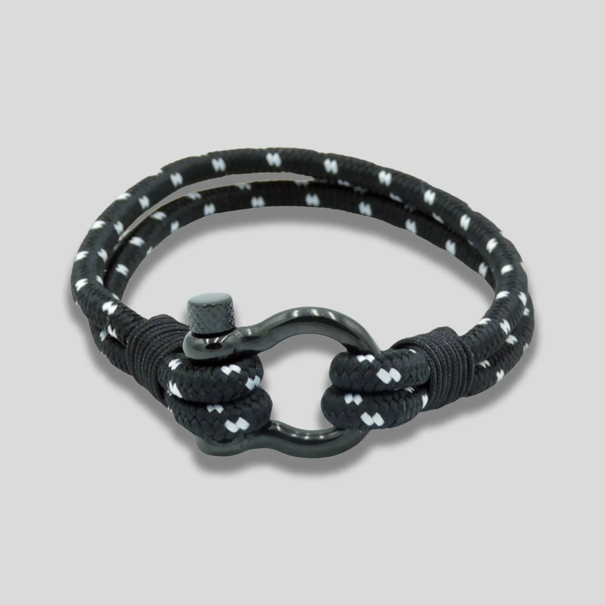 Black Nylon Rope with Black Shackle Glen Ogal