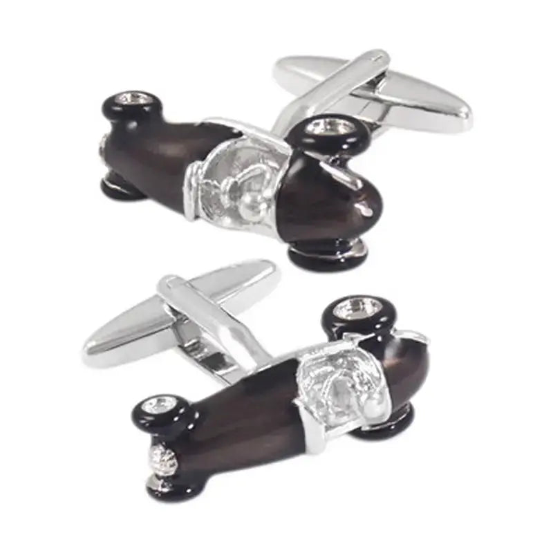 Black Race Car Cufflinks - Glen Ogal