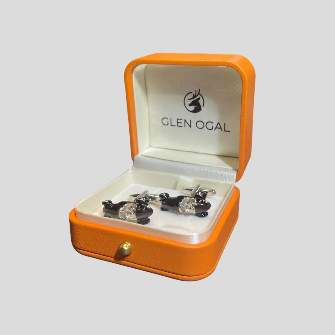 Black Race Car Cufflinks - Glen Ogal