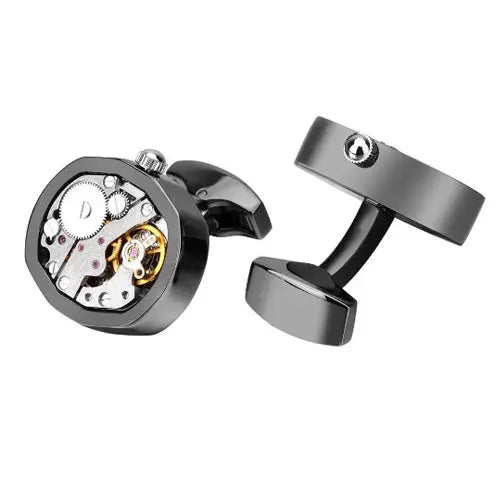 Black Watch Movement Cufflinks Glen Ogal