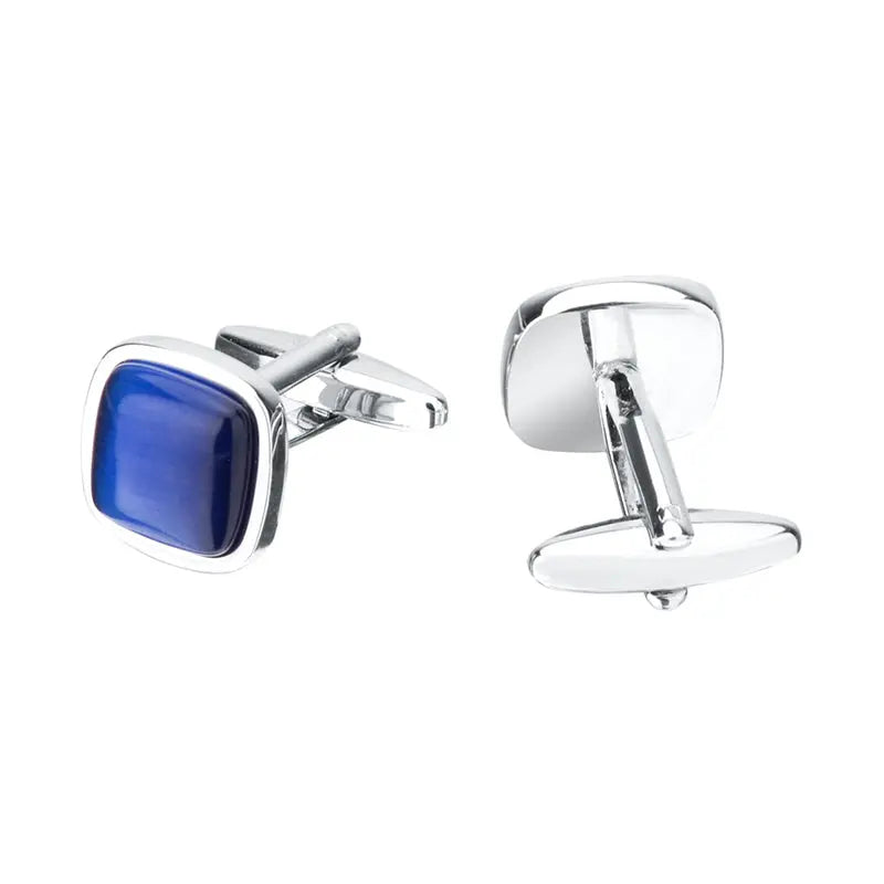 Blue Opal Cufflinks Glen Ogal