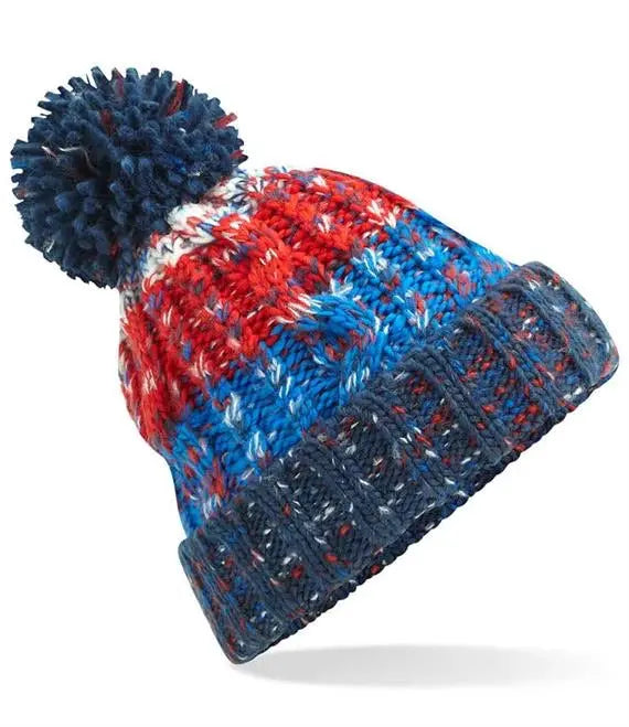 Blue Slush Knitted Beanie Hat - Glen Ogal