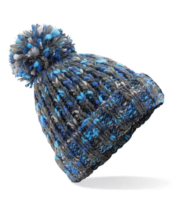 Blue Splash Beanie Hat Glen Ogal