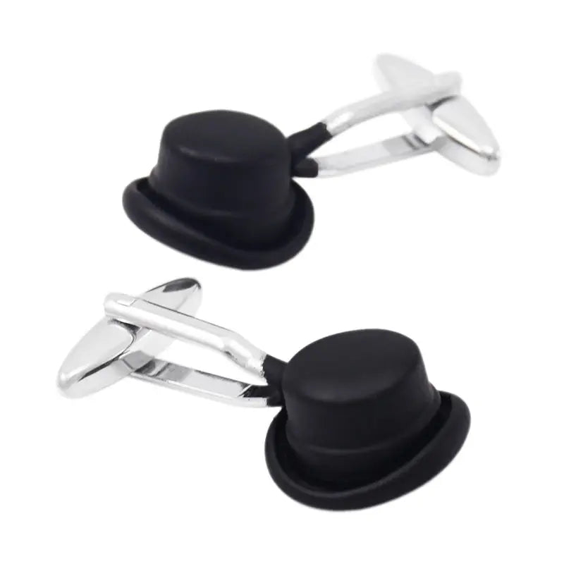 Bowler Hat Shape Cufflinks - Glen Ogal