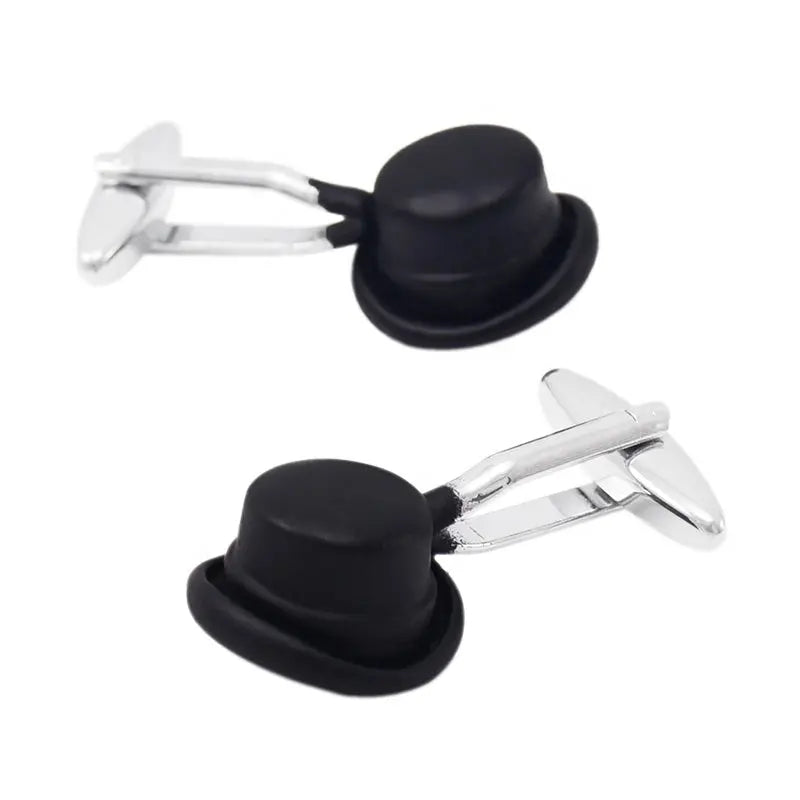 Bowler Hat Shape Cufflinks Glen Ogal