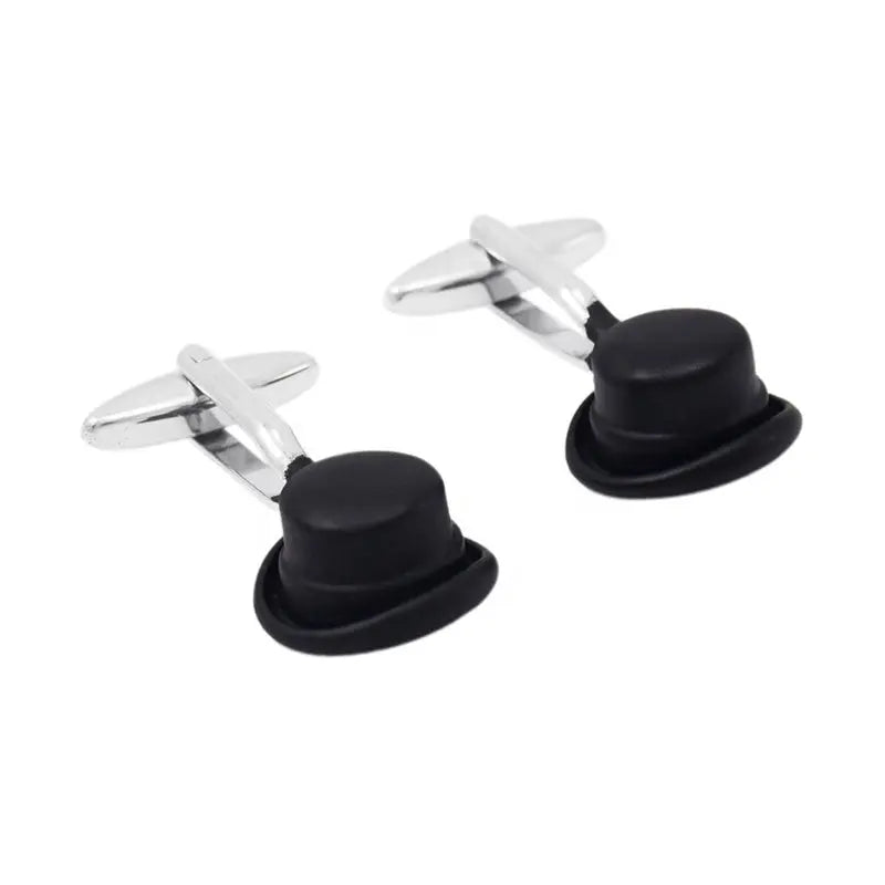 Bowler Hat Shape Cufflinks - Glen Ogal