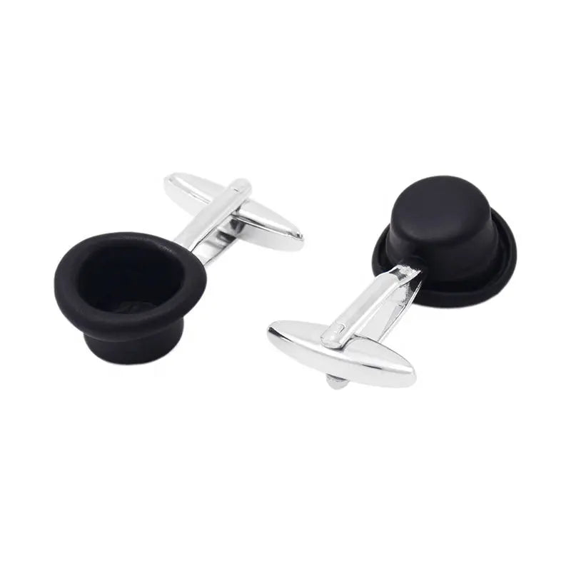Bowler Hat Shape Cufflinks - Glen Ogal