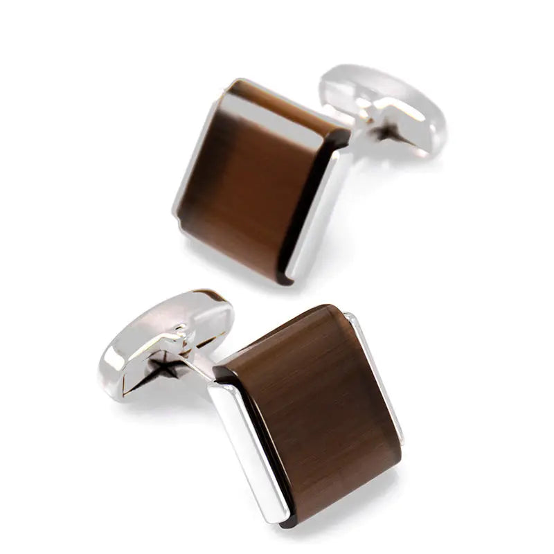 Brown Opal Cufflinks Glen Ogal