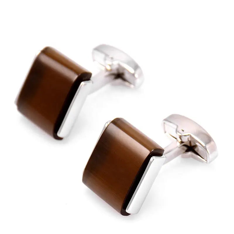 Brown Opal Cufflinks Glen Ogal
