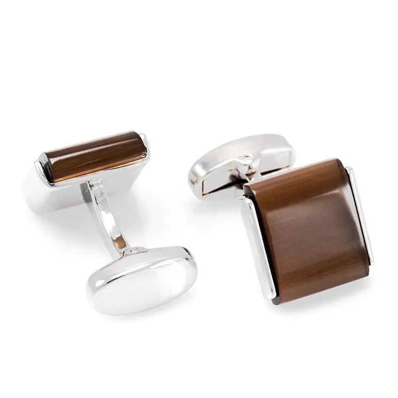 Brown Opal Cufflinks Glen Ogal