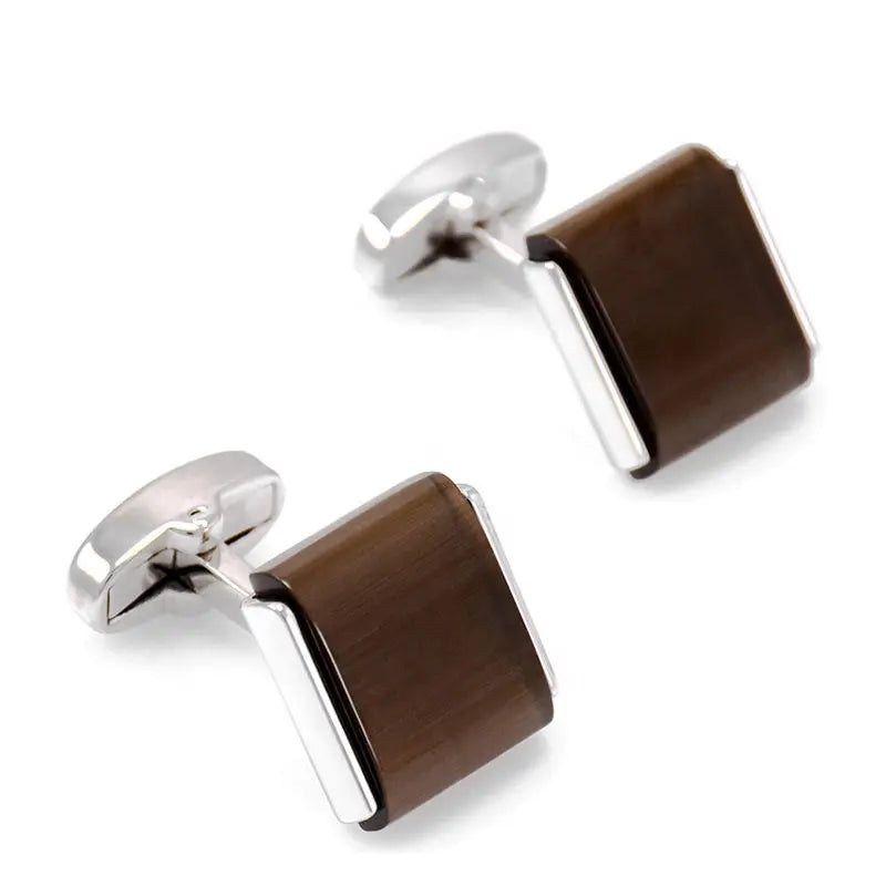 Brown Opal Cufflinks Glen Ogal