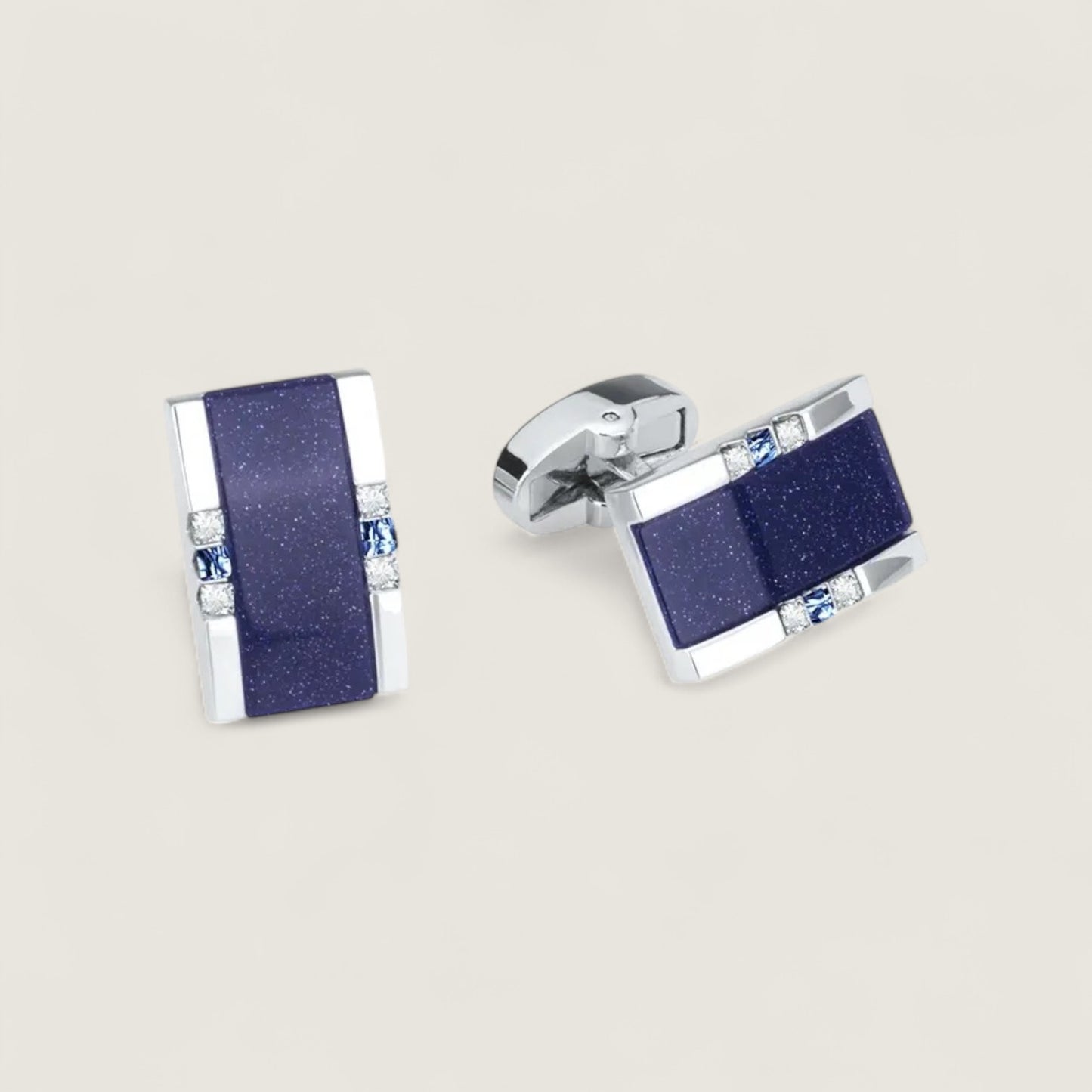 Blue Star Stone Cufflinks