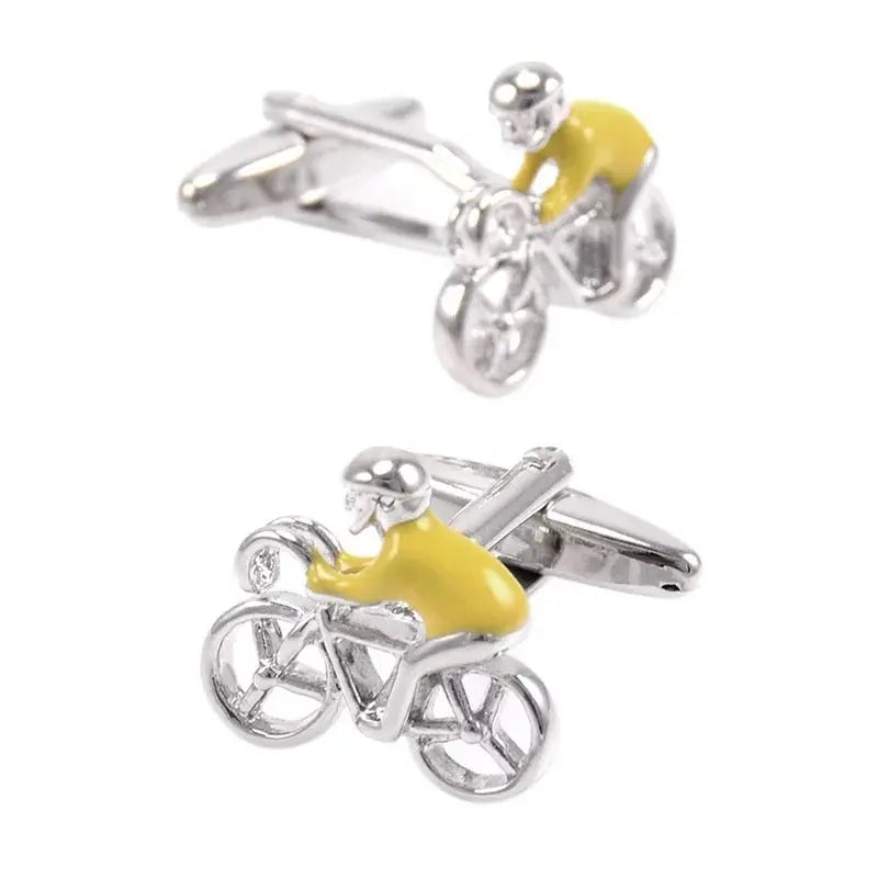 Cyclist Cufflinks Glen Ogal