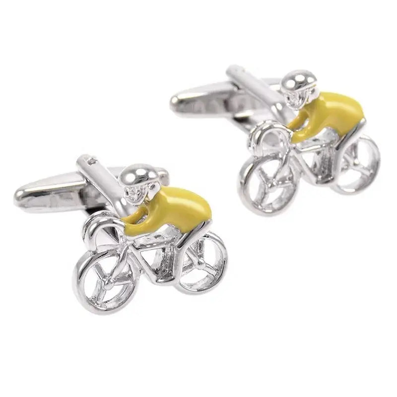 Cyclist Cufflinks Glen Ogal