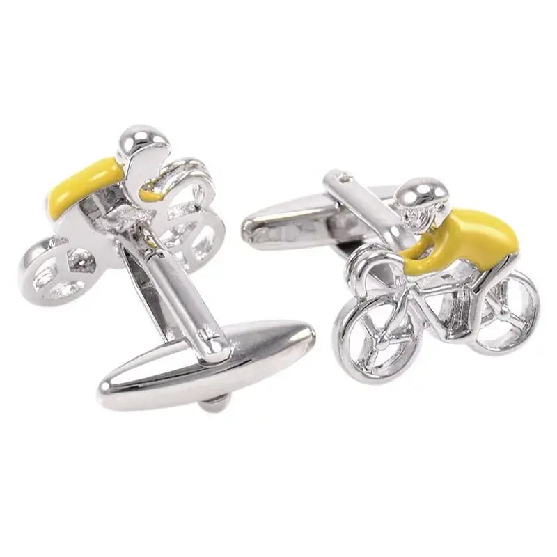 Cyclist Cufflinks Glen Ogal