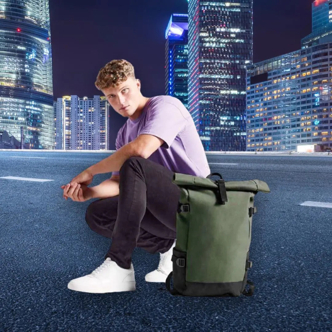 Explorers Roll-Top Backpack - Glen Ogal