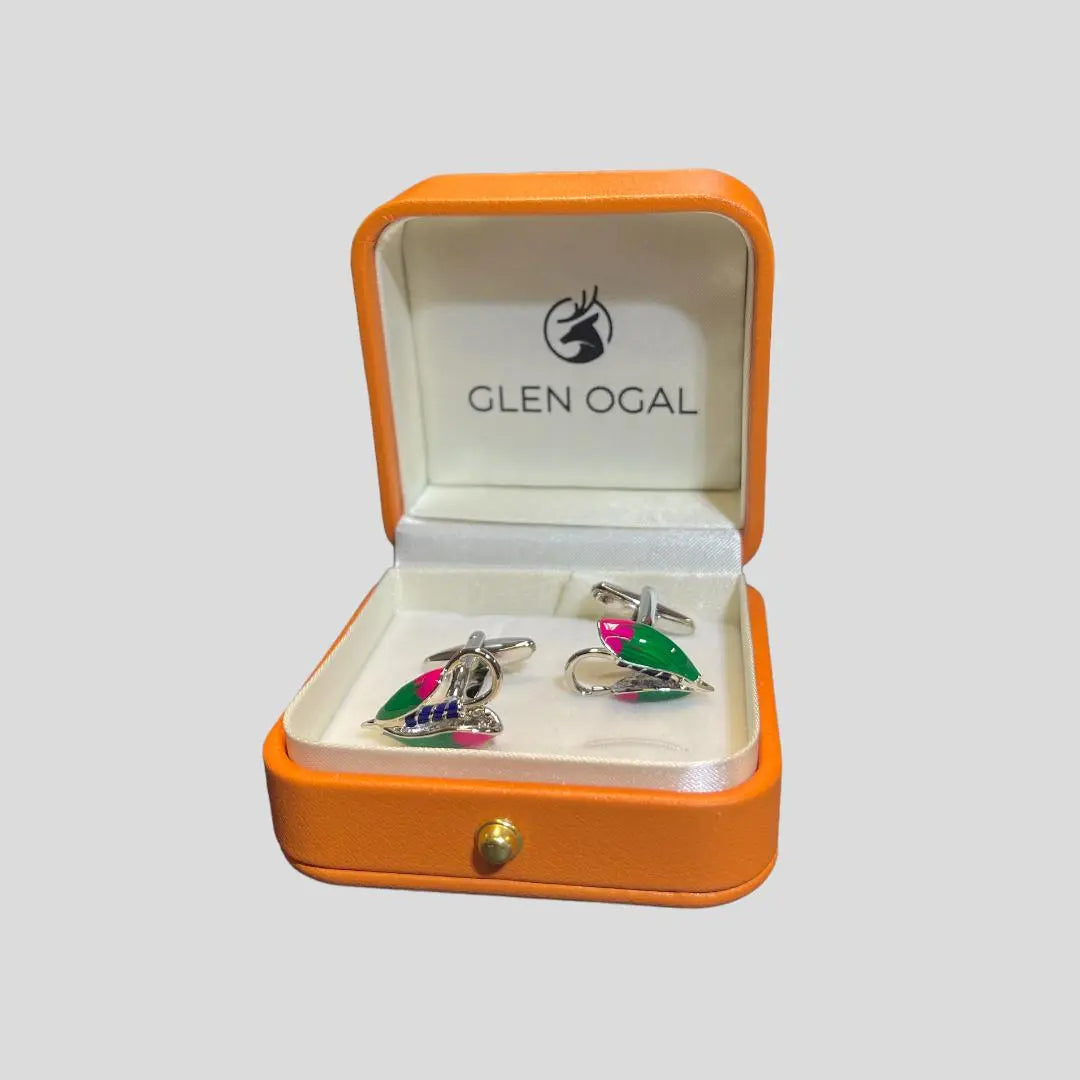 Fishing Hook Fly Cufflinks - Glen Ogal