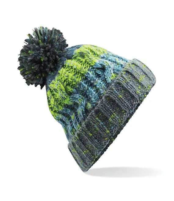Green Slush Knitted Beanie Hat - Glen Ogal