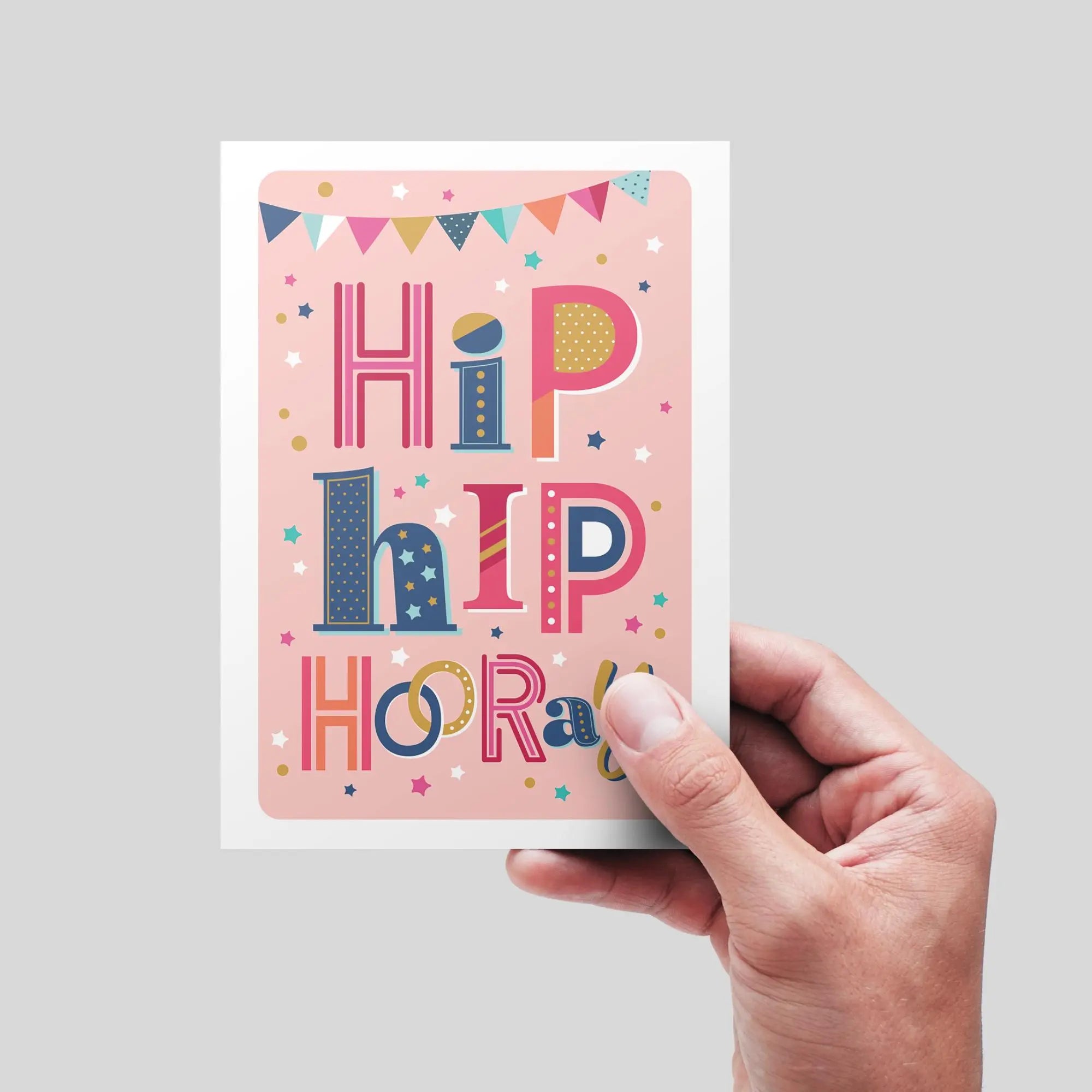 Hip Hip Hooray Card - Glen Ogal