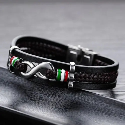 Leather Infinity Bracelets With Charms Glen Ogal