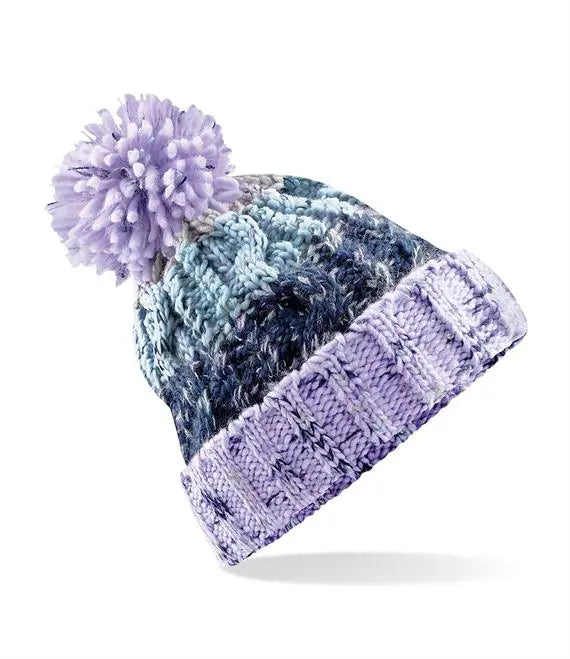Lilac Slush Knitted Beanie Hat - Glen Ogal