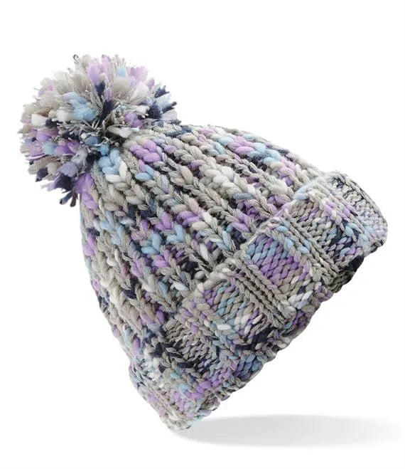 Lilac Splash Beanie Hat Glen Ogal
