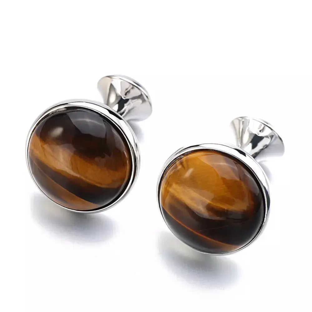 Luxury Tigereye Cufflinks - Glen Ogal