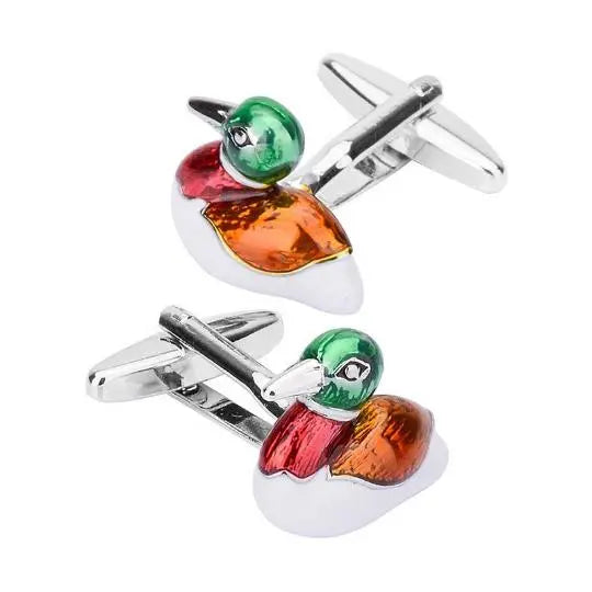 Mandarin Duck cufflinks - Glen Ogal