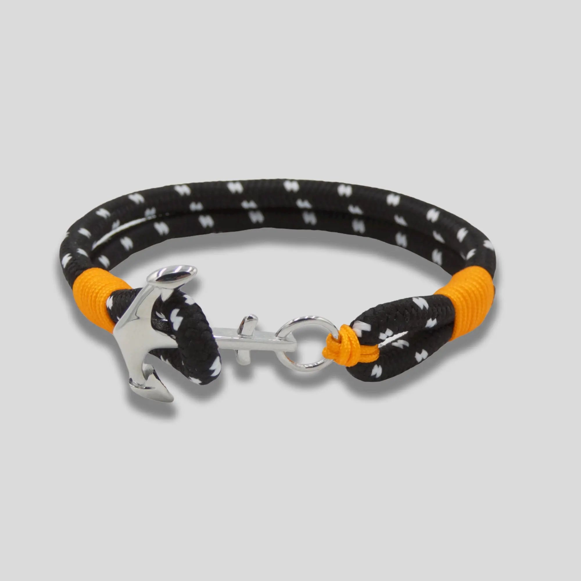 Navy Nylon Rope Anchor Bracelet - Glen Ogal