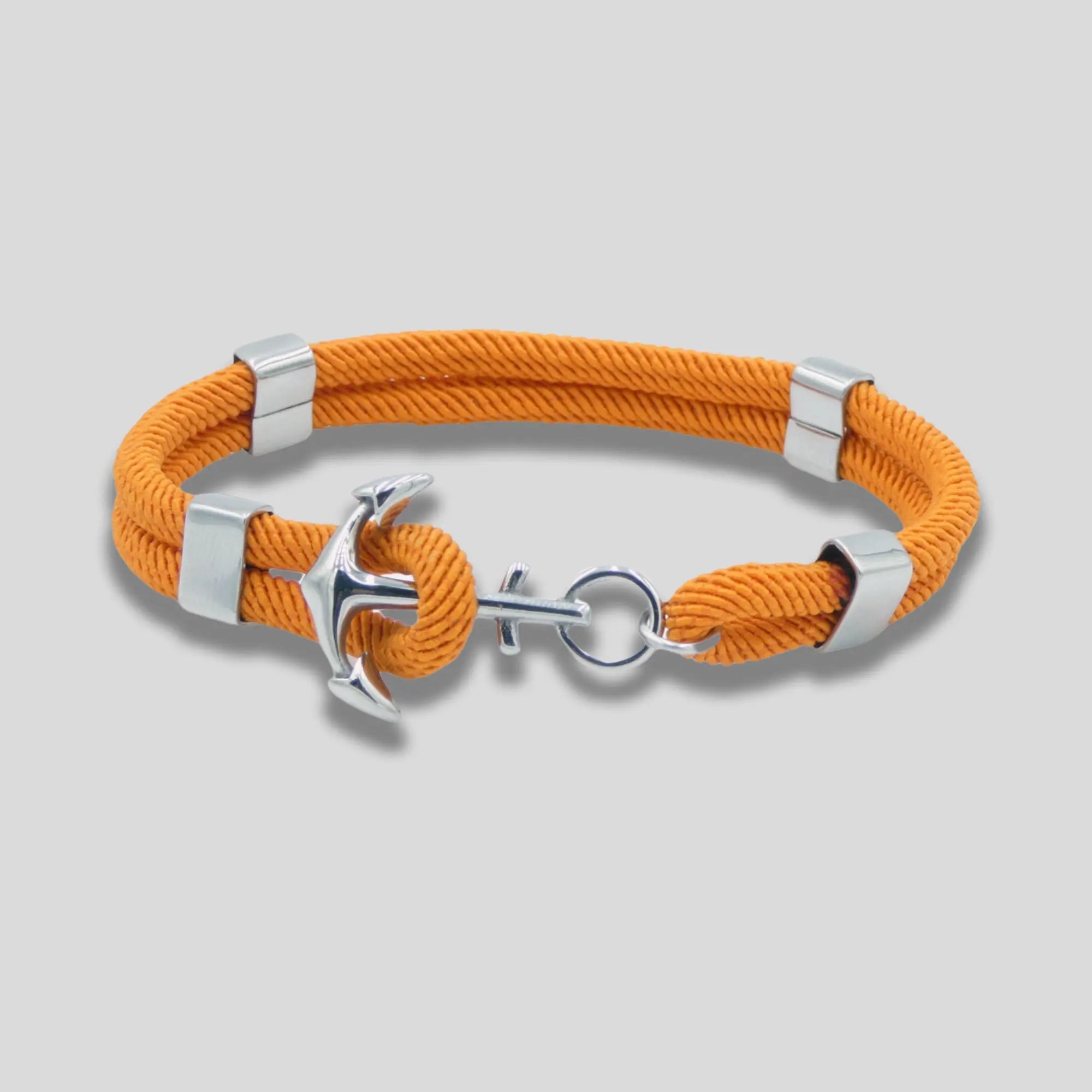 Orange Nylon Anchor Bracelets Glen Ogal
