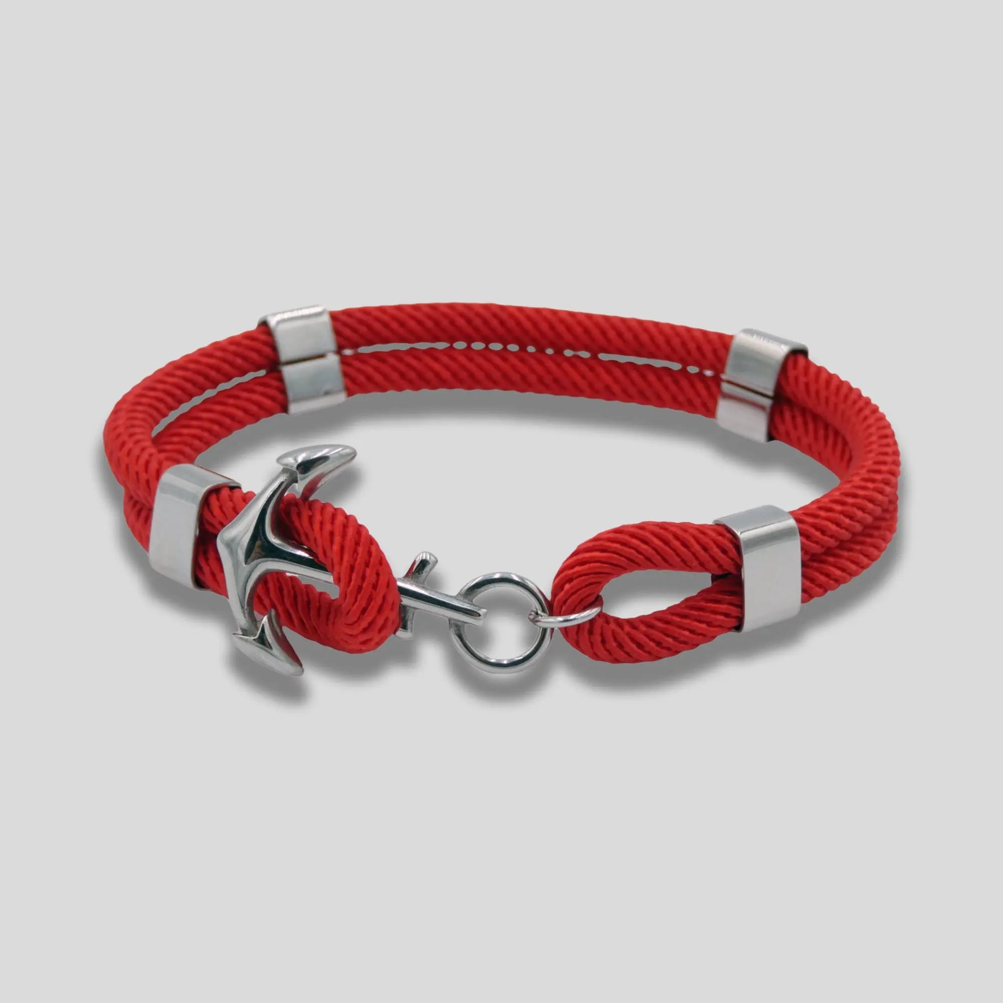 Red Nylon Friendship Anchor Bracelets Glen Ogal