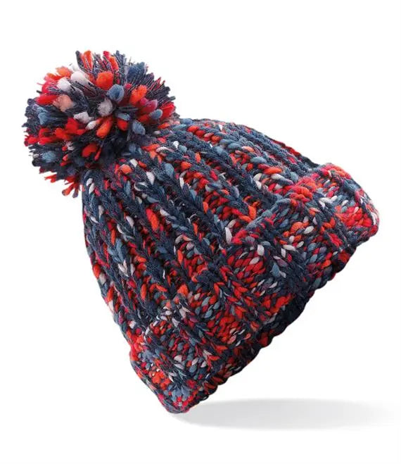 Red Splash Beanie Hat Glen Ogal