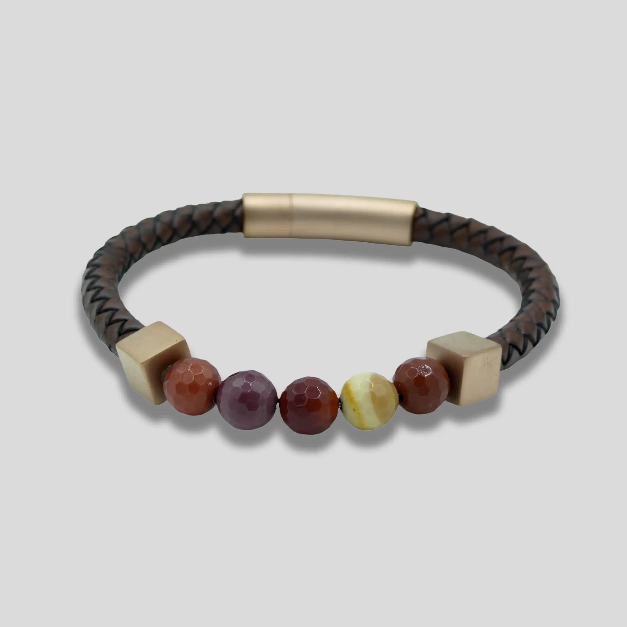 Retro Brown Beaded Bracelet Glen Ogal