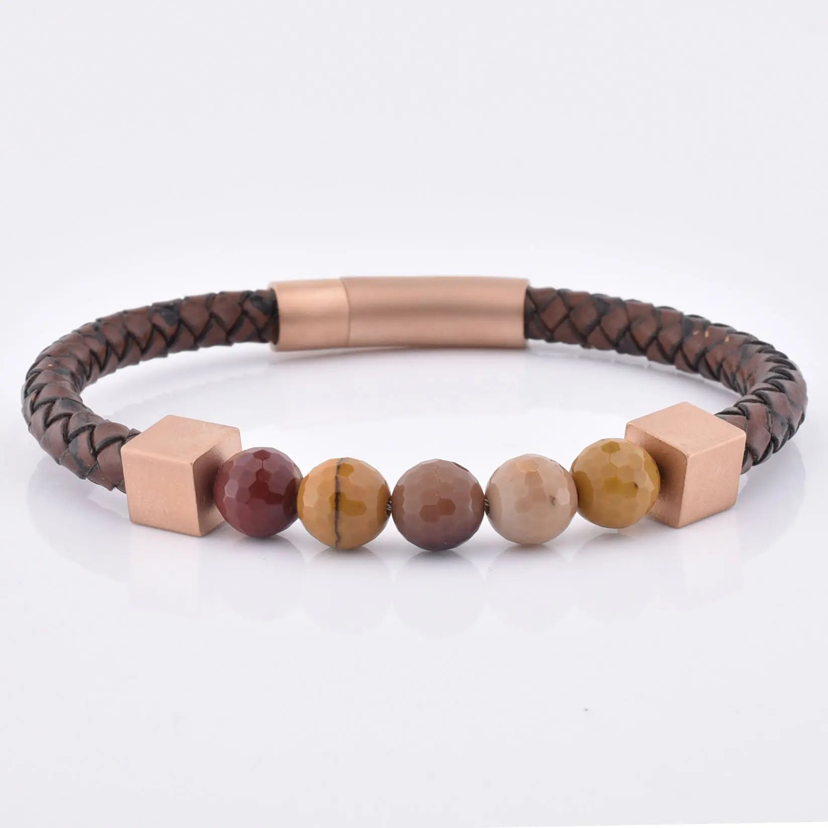 Retro Brown Beaded Bracelet Glen Ogal