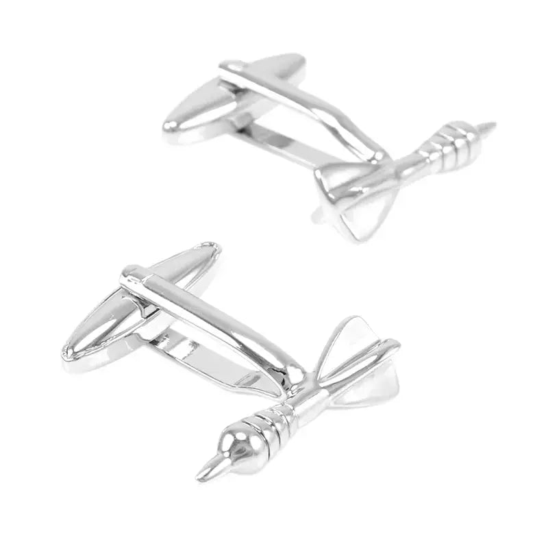 Silver Dart Novelty Cufflinks - Glen Ogal