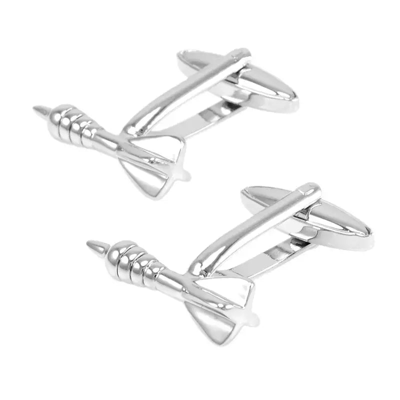 Silver Dart Novelty Cufflinks - Glen Ogal