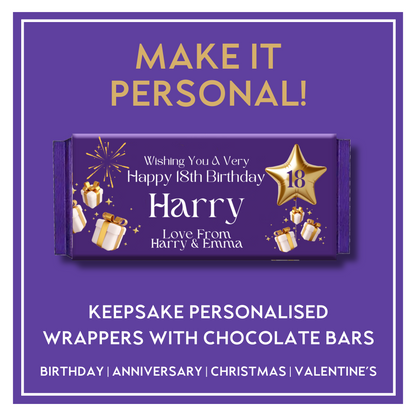 Personalised 13th Birthday Cadbury Dairy Milk
