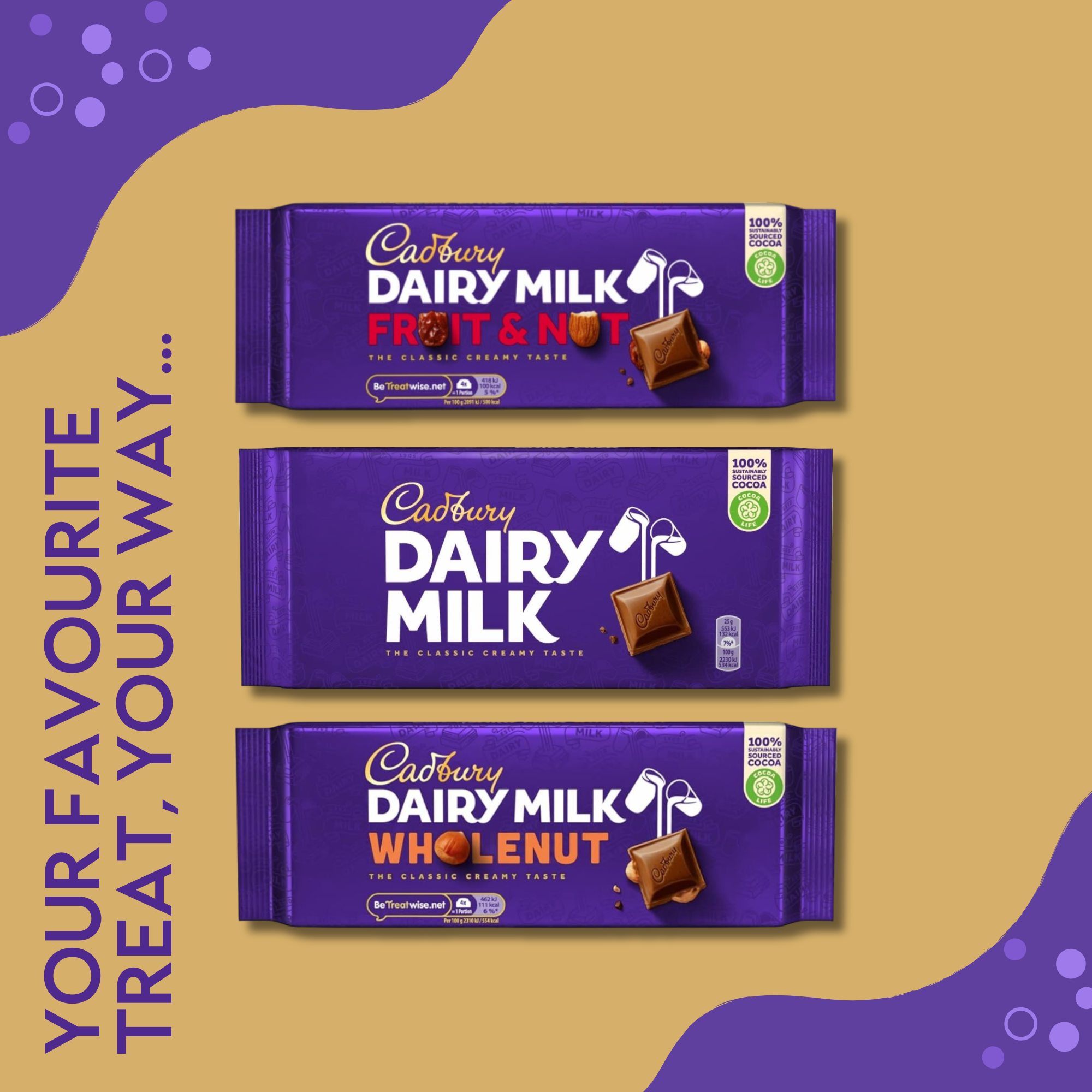 Personalised 18th Birthday Cadbury Dairy Milk