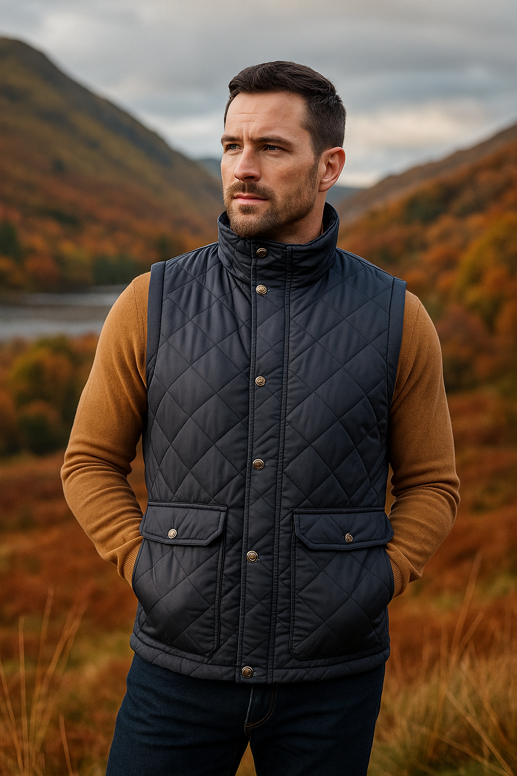 Men's Quilted Country Gilet – Timeless Warmth by Glen Ogal