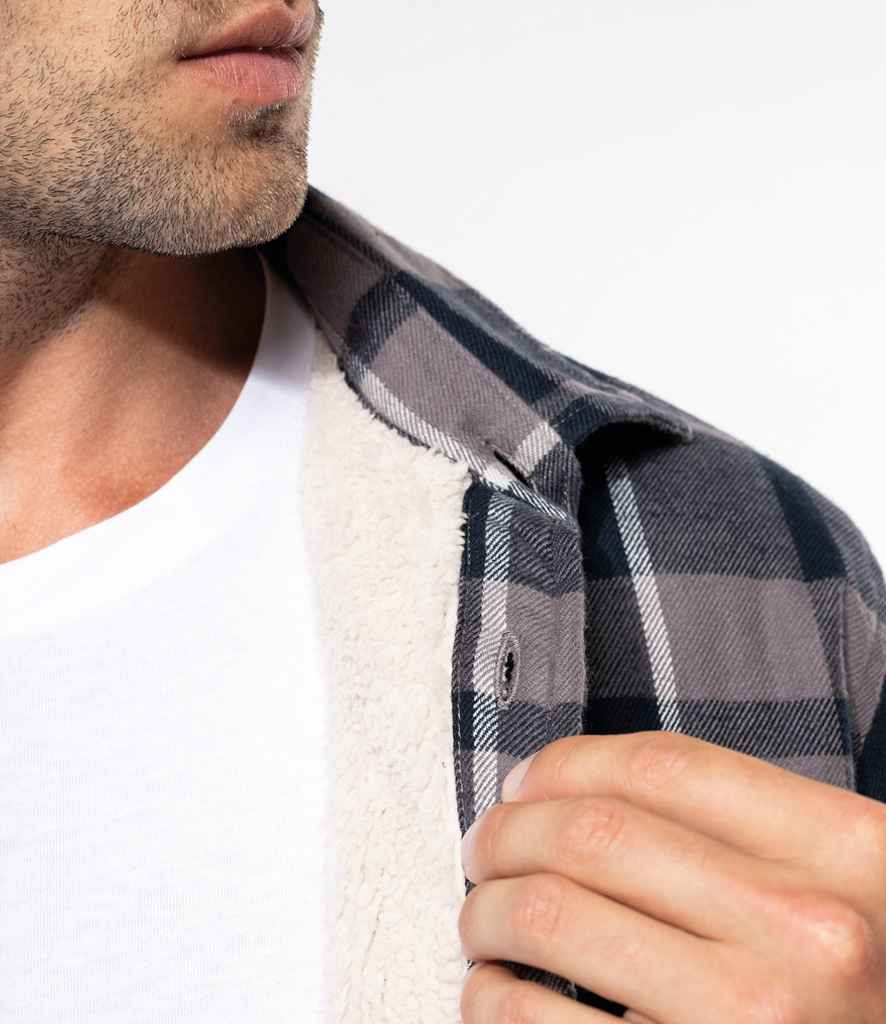 Sherpa Lined Checked Shirt