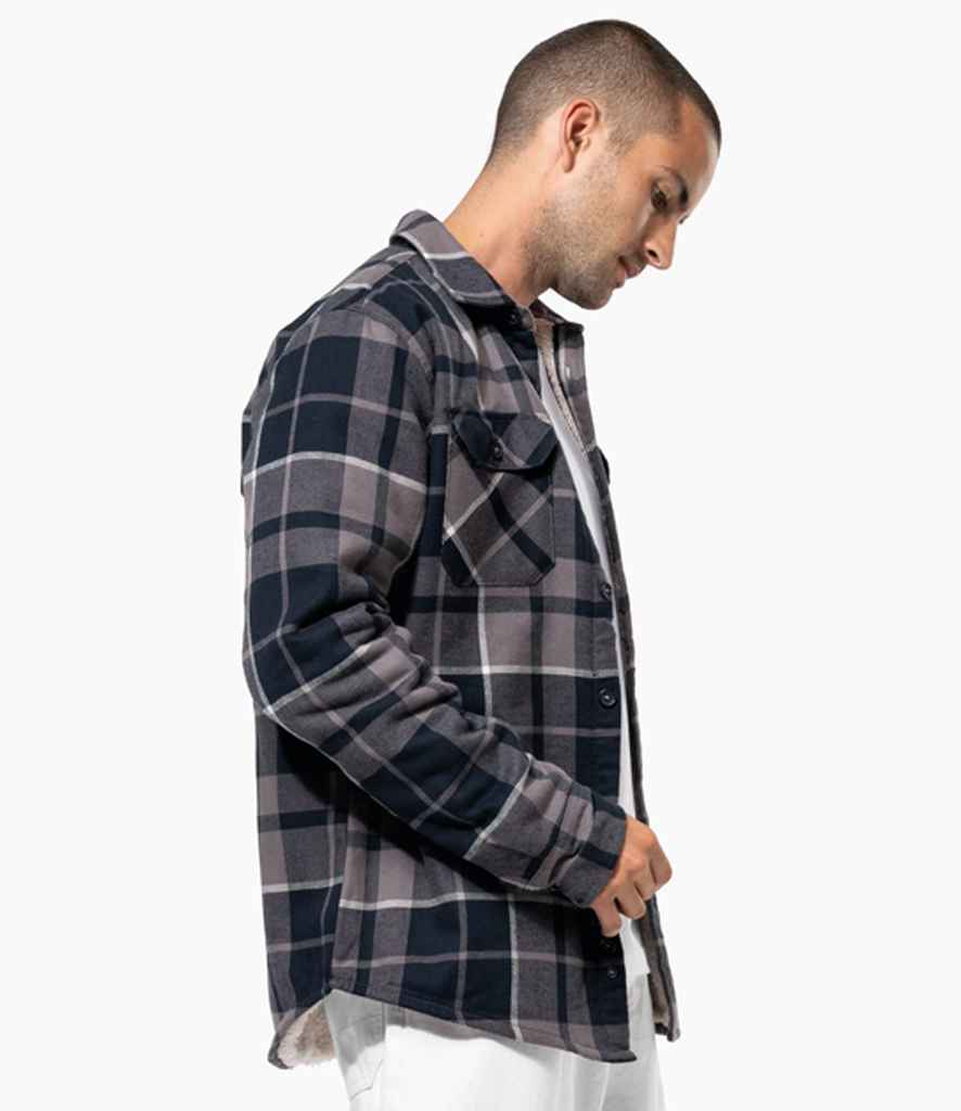 Sherpa Lined Checked Shirt