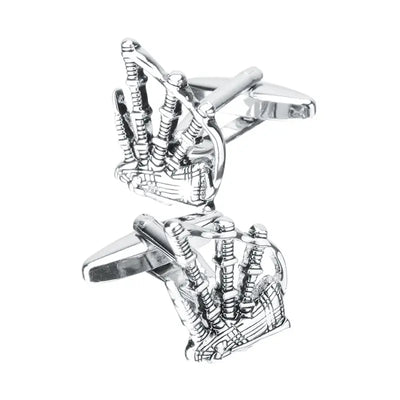 Bagpipe Cufflinks - Glen Ogal