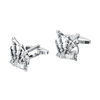 Bagpipe Cufflinks - Glen Ogal