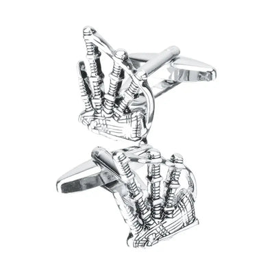 Bagpipe Cufflinks - Glen Ogal