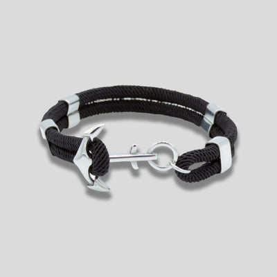 Black  Nylon Friendship Anchor Bracelets Glen Ogal