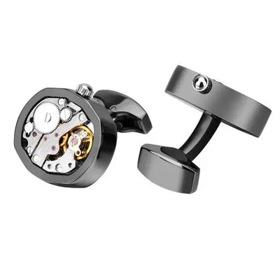 Black Watch Movement Cufflinks Glen Ogal