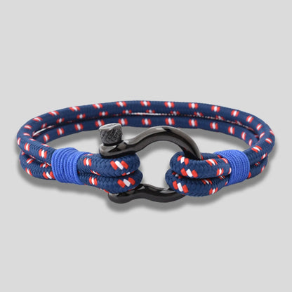 Blue Nylon Rope with Black Shackle Glen Ogal