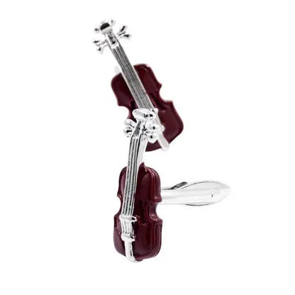 Brown Violin Cufflinks - Glen Ogal